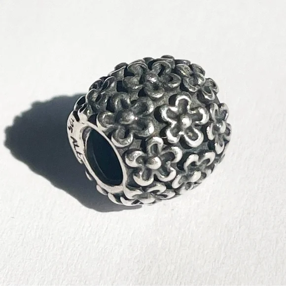 PANDORA Rare Perfect Posies Charm Floral 
Retired Flower Bead - 790566 - Picture 8 of 8